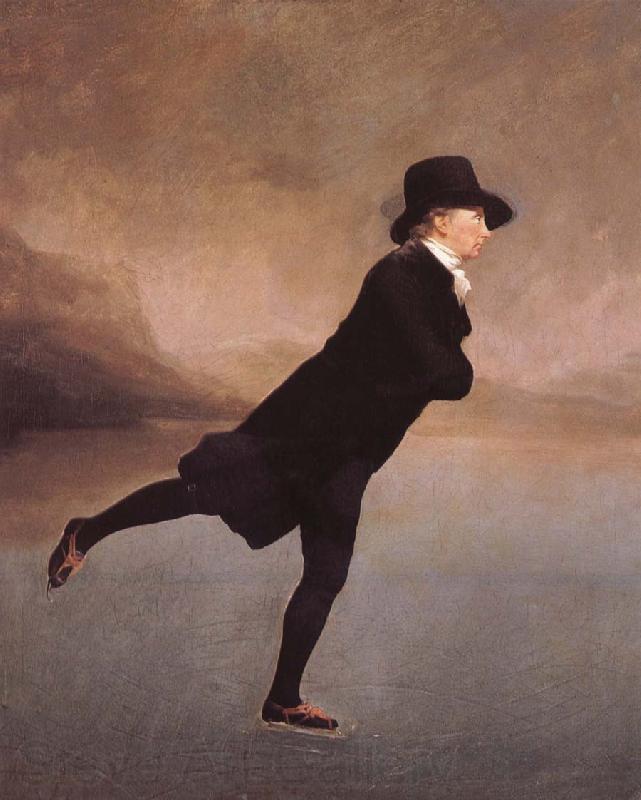 Sir Henry Raeburn Pastor Robert Walker pa skridskotur Germany oil painting art